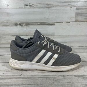 Adidas NEO Mens Lite Racer Runner Sneaker Gray Size US 11‎